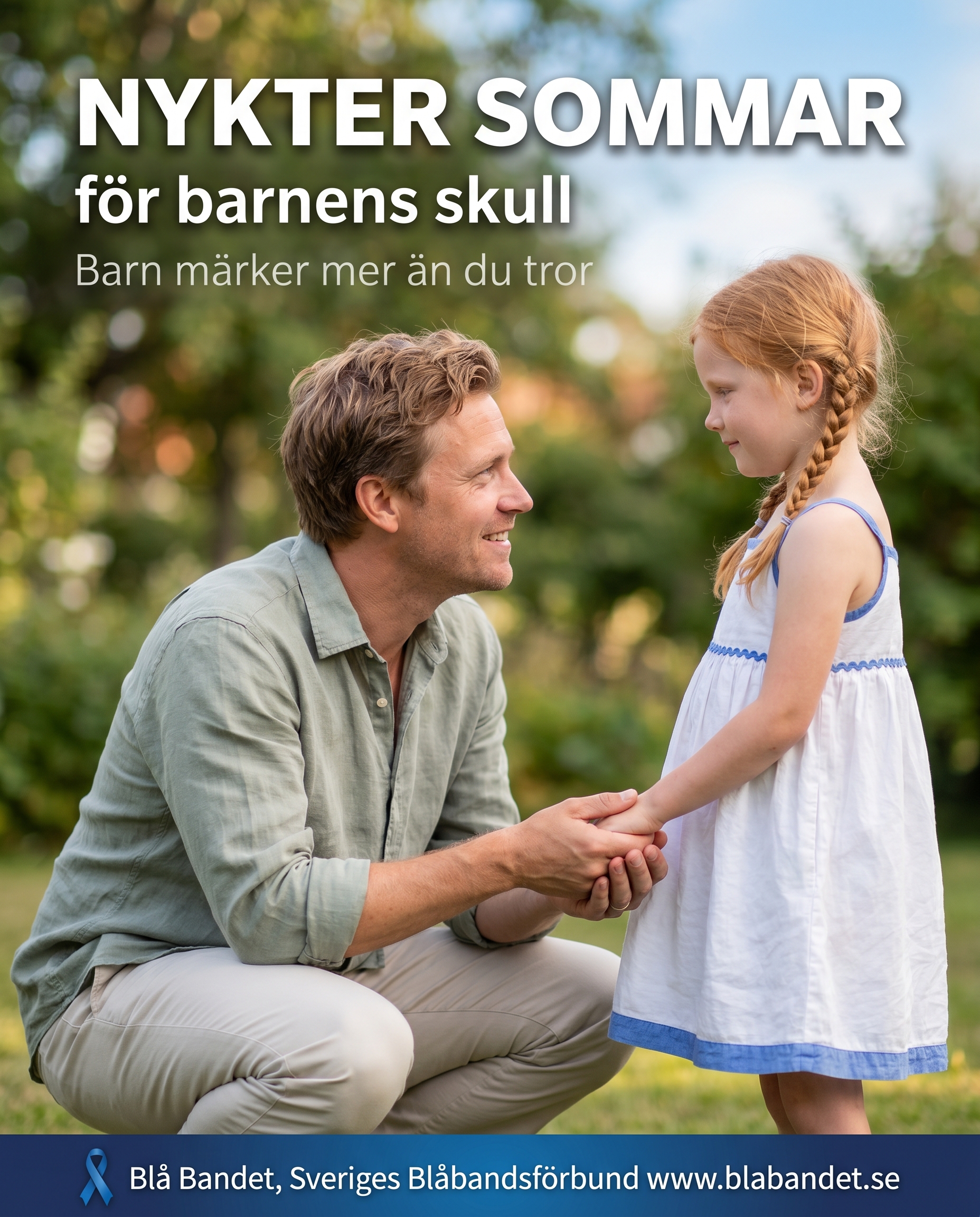 Pappa och barn med ögonkontakt